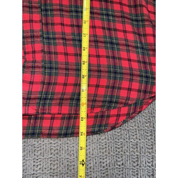 Polo Ralph Lauren Elliott 100% Cotton Designer Logo Button Down Plaid - Picture 5 of 6